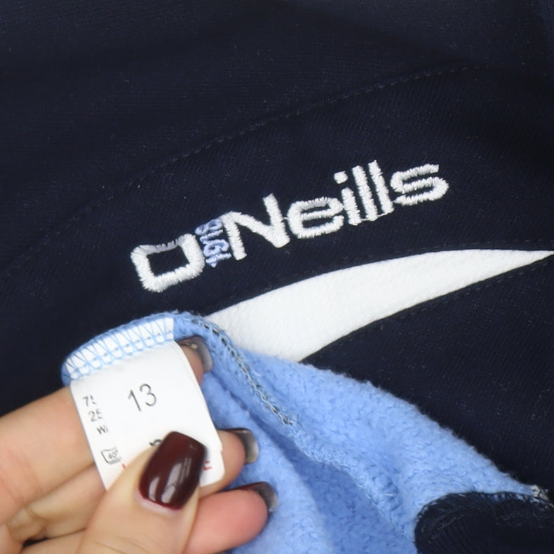 O’Neills Boys Navy Blue Hoodie 13 Years Pullover Cotton Blend Sportswear