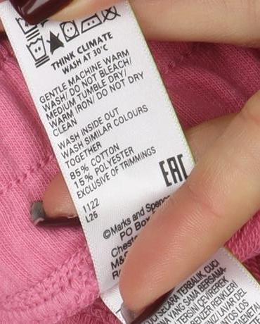 Marks and Spencer Womens Pink Casual Drawstring Shorts Size 22