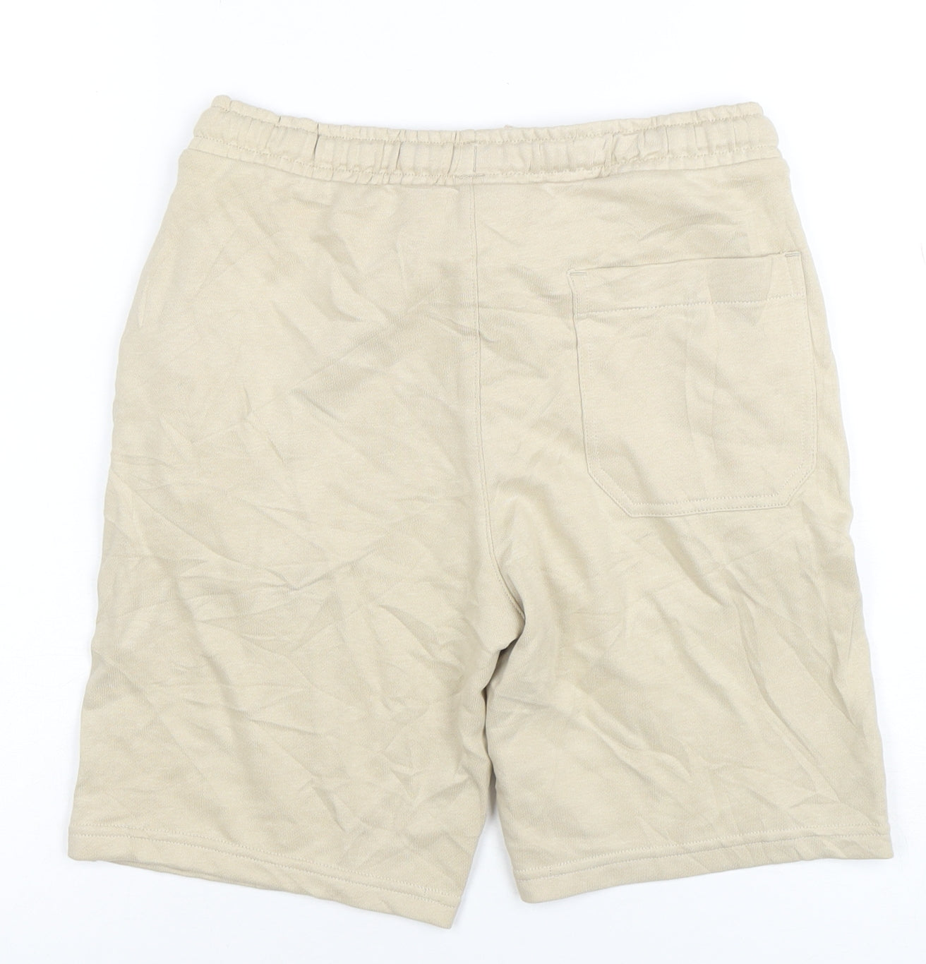 Marks and Spencer Boys Beige 10-11 Years Sweat Shorts Gamer Print Drawstring