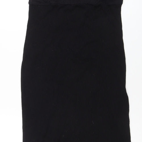 Seraphine Women Black XL Maternity Bodycon Sleeveless Dress