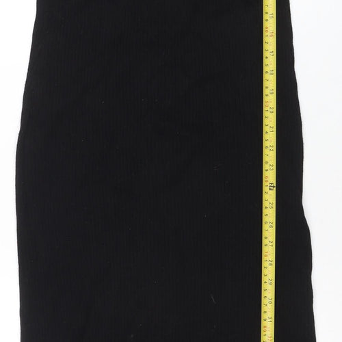 Seraphine Women Black XL Maternity Bodycon Sleeveless Dress