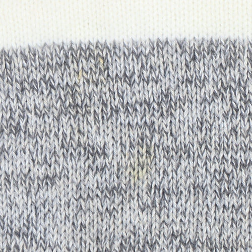 Laura Ashley Women Grey Roll Neck Angora Blend Jumper Size 14