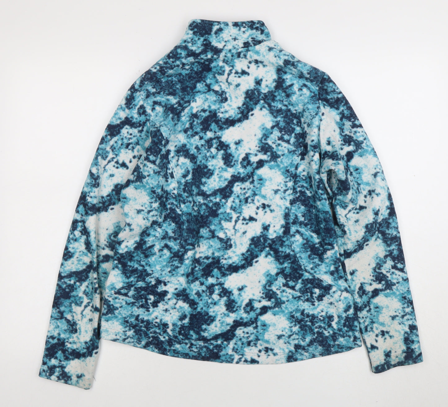 Marks and Spencer Women's Blue Fleece Full Zip Jacket Size 12