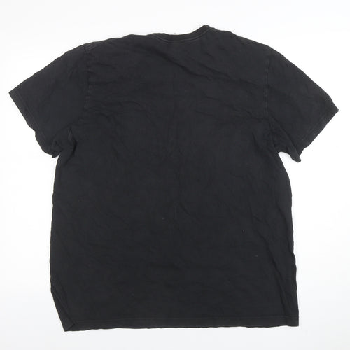 Adidas Men's Black XL Graphic Logo Sports T-Shirt