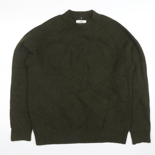 Marks and Spencer Women’s Green Wool Blend Crew Neck Jumper L