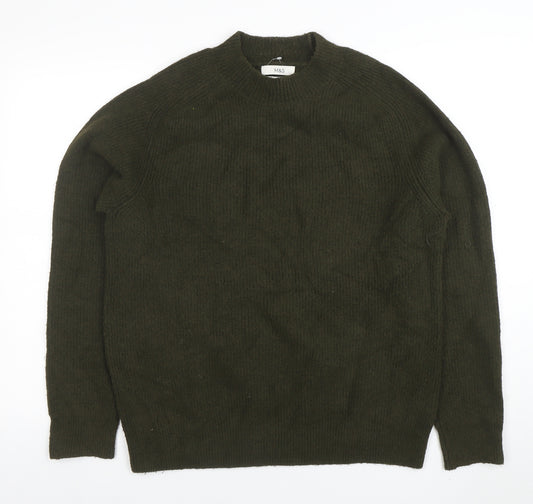 Marks and Spencer Women’s Green Wool Blend Crew Neck Jumper L