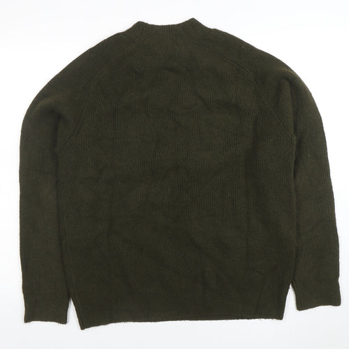 Marks and Spencer Women’s Green Wool Blend Crew Neck Jumper L
