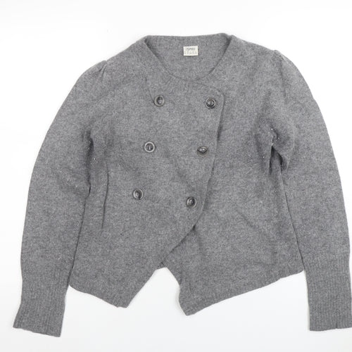 Esprit Women’s Grey Wool Blend Button Cardigan XL