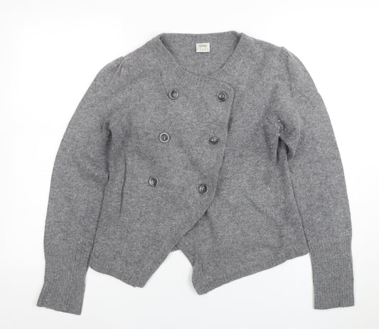 Esprit Women’s Grey Wool Blend Button Cardigan XL