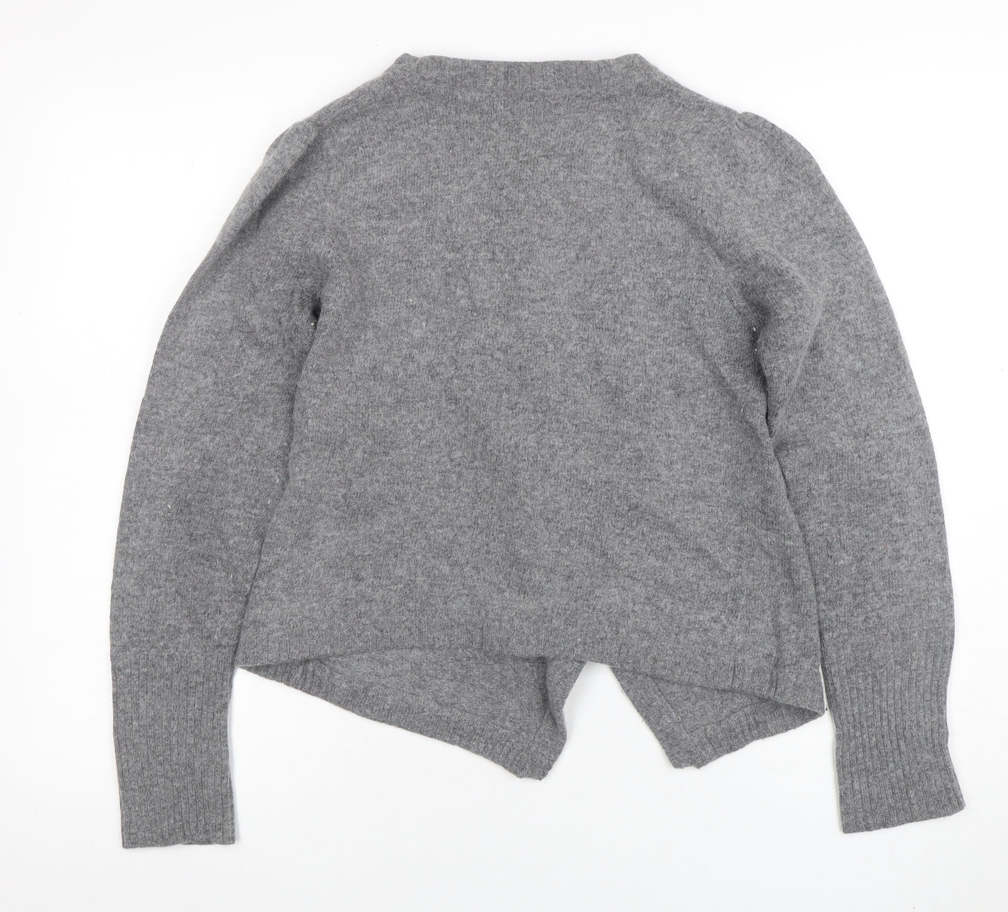 Esprit Women’s Grey Wool Blend Button Cardigan XL