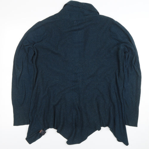 Rocha John Rocha Womens Navy Blue Size 18 Cardigan Long Sleeve Knit