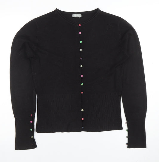 Marks and Spencer Per Una Women's Black Long Sleeve Cardigan Size 12