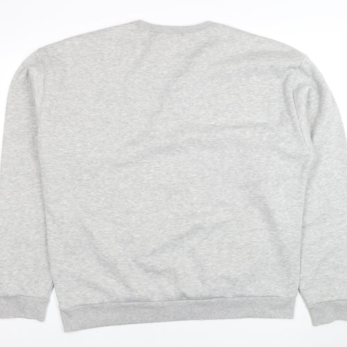 Dubbleware Men's Grey XL Crew Neck Pullover Sweatshirt