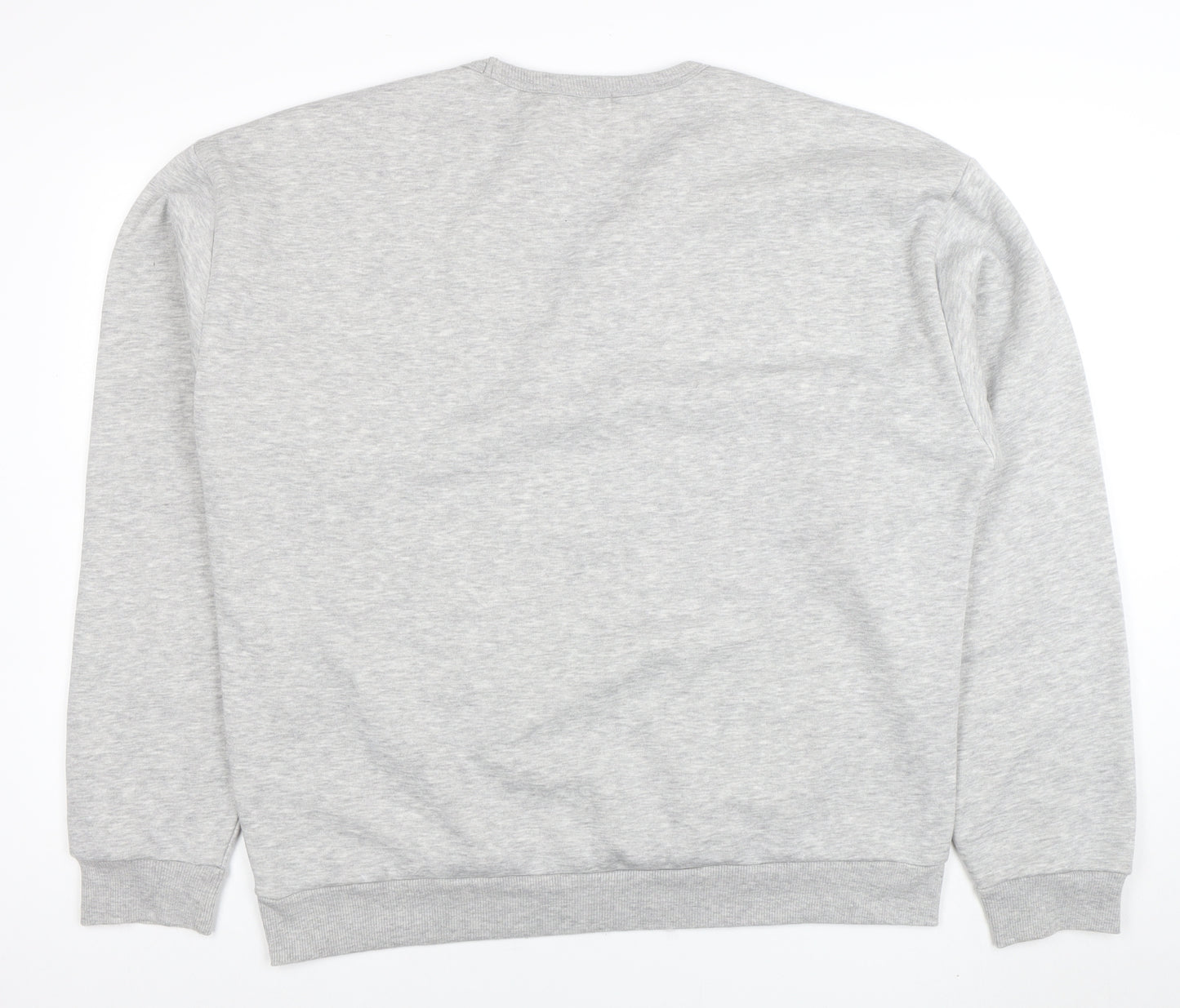 Dubbleware Men's Grey XL Crew Neck Pullover Sweatshirt