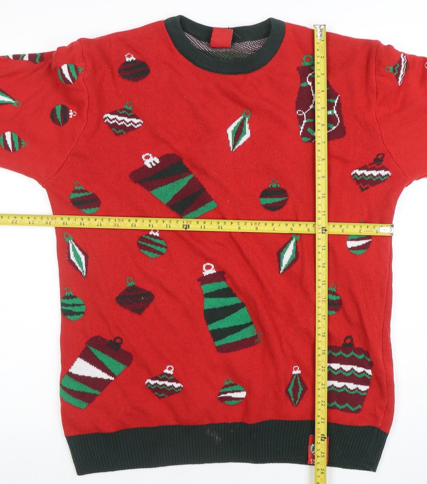 Starbucks Women’s Red Christmas Crew Neck Pullover Jumper Size L