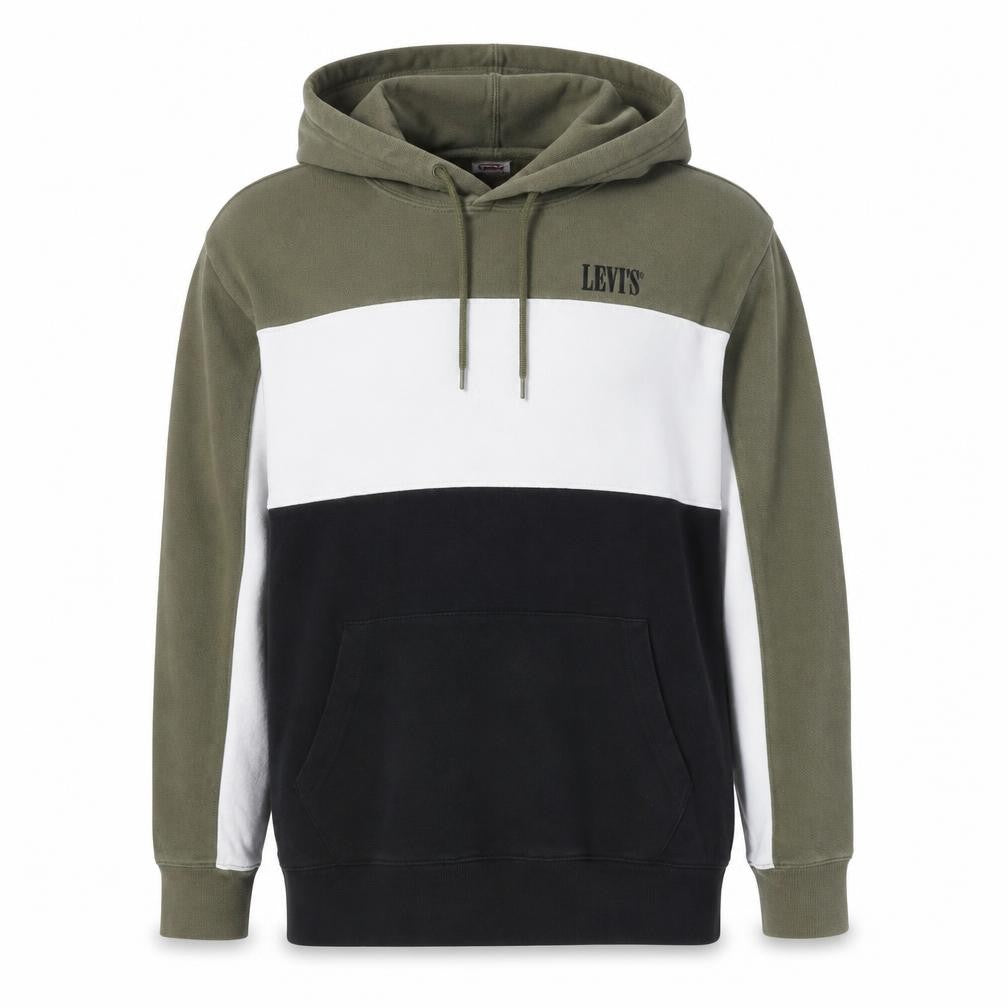 Front view of Levi's Men's Multicoloured S Pullover Hoodie Cotton Regular Fit