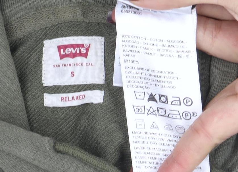 Levi's Men's Multicoloured S Pullover Hoodie Cotton Regular Fit