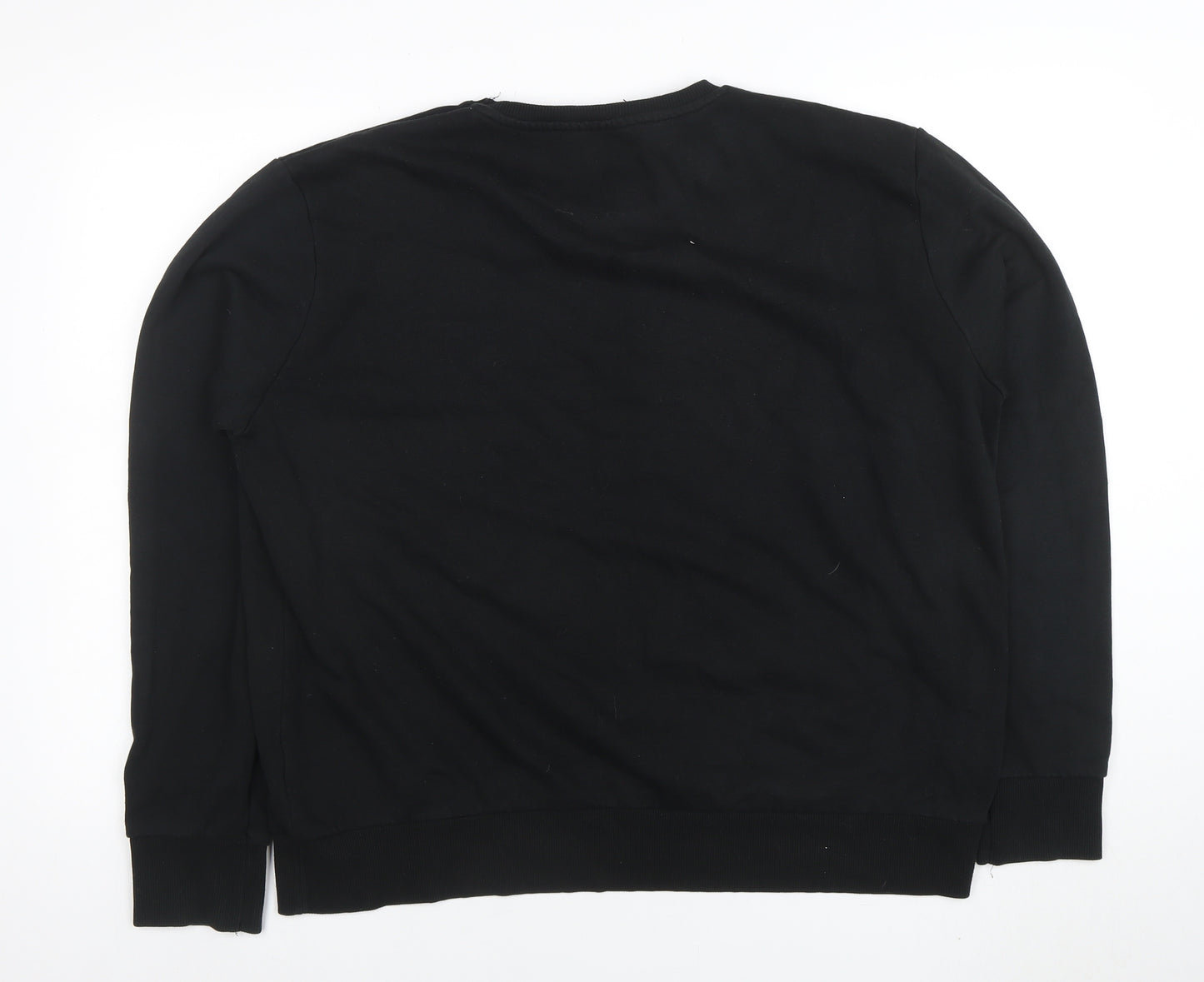 Pac-Man by Bravado Men's Black 2XL Pullover Crew Neck Sweatshirt