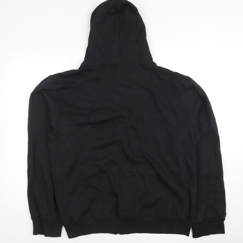 Blue Fin Men’s Black 2XL Full Zip Hoodie Lightweight Fleece