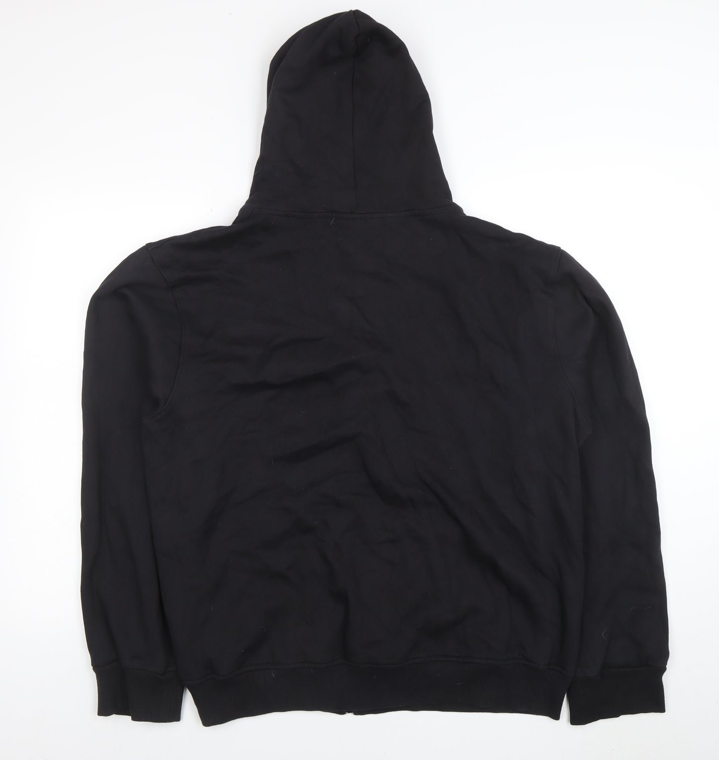 Blue Fin Men’s Black 2XL Full Zip Hoodie Lightweight Fleece