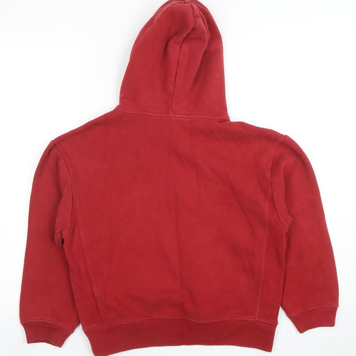 GAP Kids Boys Red Pullover Hoodie Athletic Dept Logo Size M