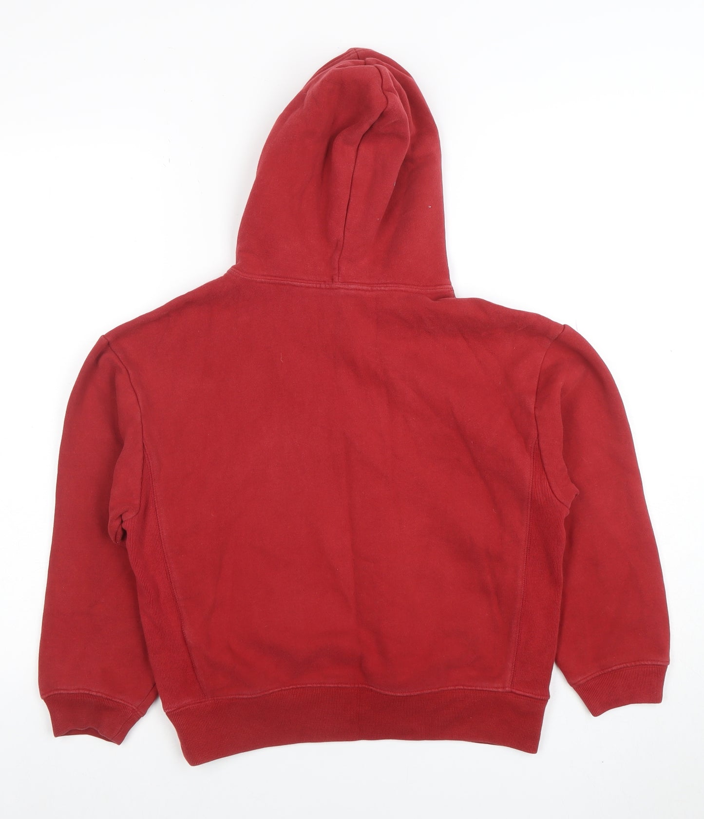 GAP Kids Boys Red Pullover Hoodie Athletic Dept Logo Size M