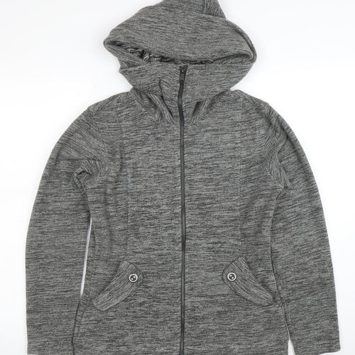 Merrell Women Grey XS Hooded Full Zip Jacket Polyester Lined