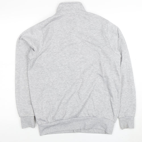 Slazenger Women's Grey XS Full Zip Sweatshirt with Logo