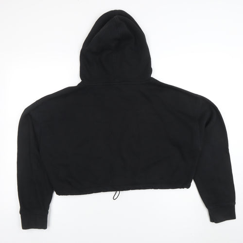 USA Pro Courtney Black Women's Black Cropped Hoodie Size XL