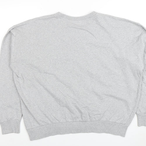 Beloved Woman Grey XL Pullover Sweatshirt Sophisticated Print