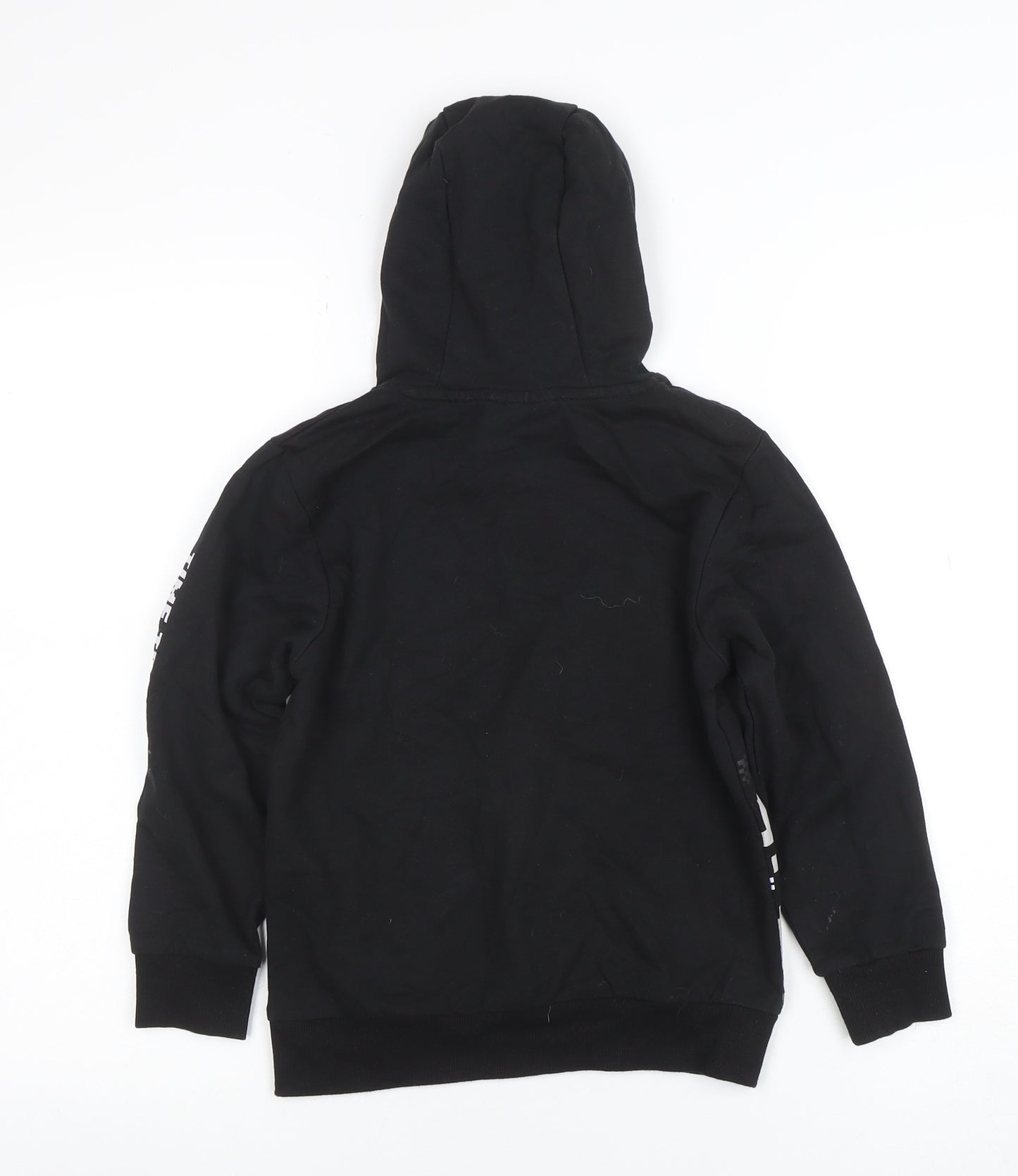 Minecraft Boys Black Hoodie 7-8 Years Creeper Graphic Pullover