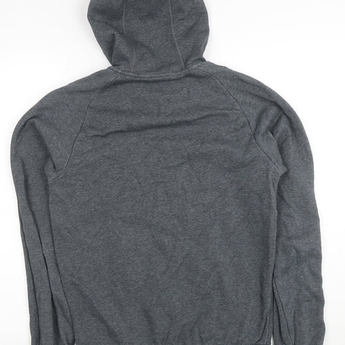 Adidas Mens Grey Pullover Hoodie Size S Regular Fit Fleece