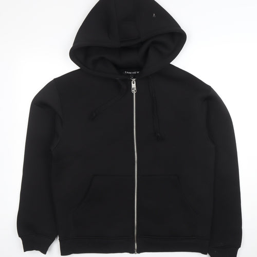 5 Preview Unisex Black XS Full Zip Hoodie with Logo Print