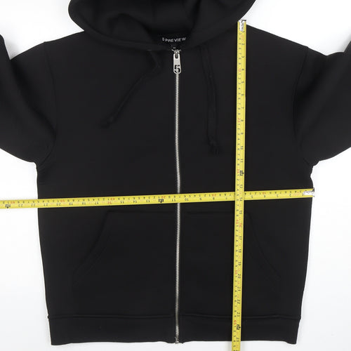 5 Preview Unisex Black XS Full Zip Hoodie with Logo Print