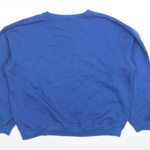 Boux Avenue Women's Blue Los Angeles Pullover Sweatshirt UK 12
