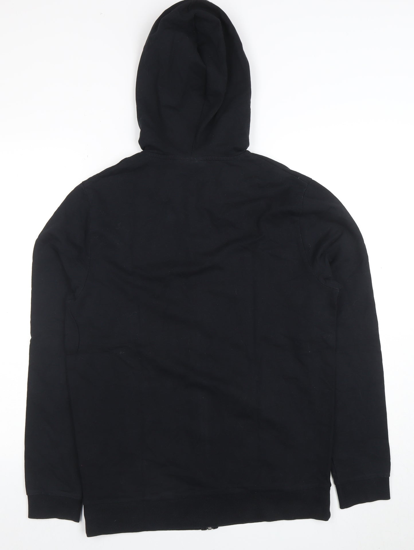 ASOS Men’s Black Full Zip Hoodie Size S Regular Fit