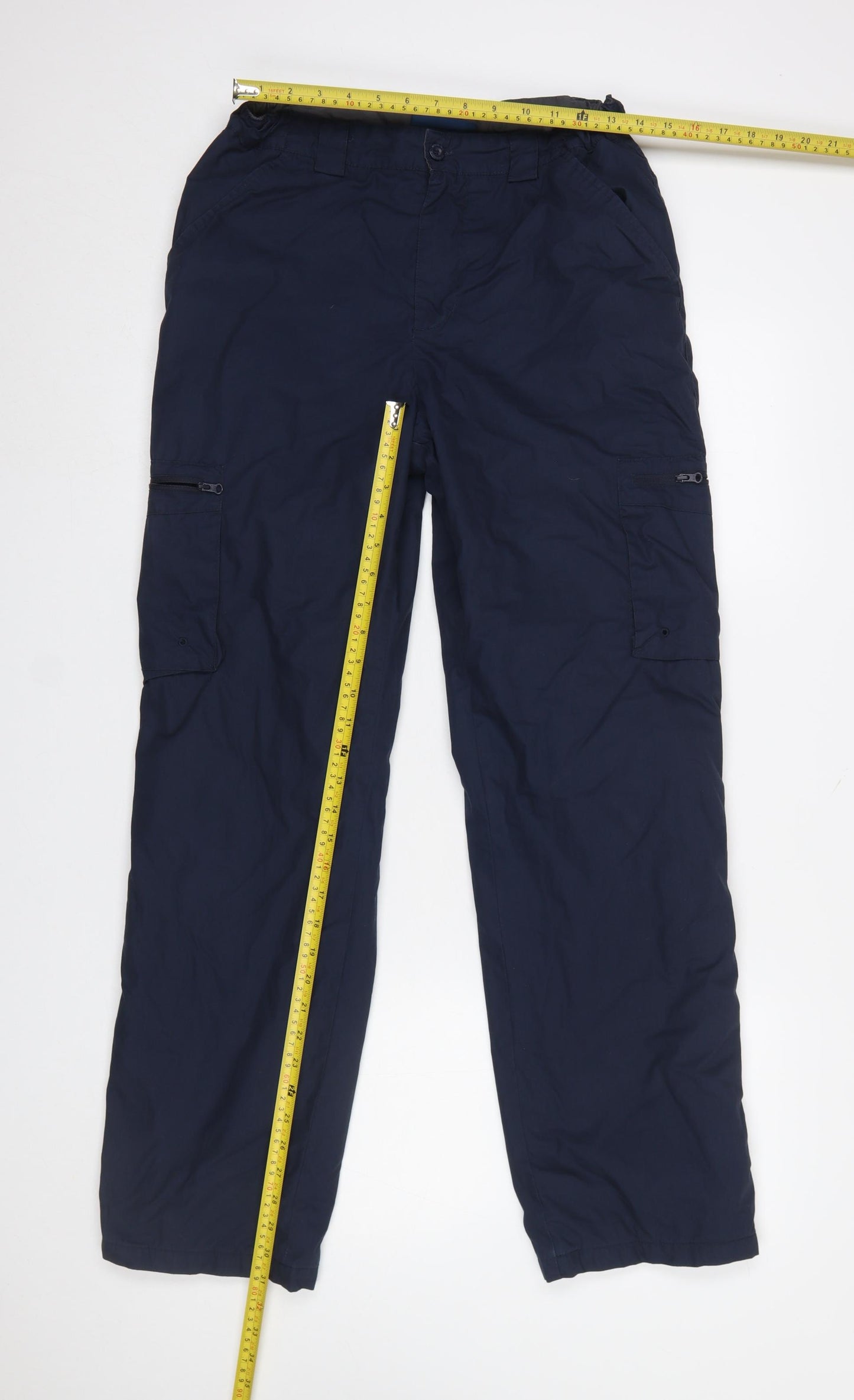 Mountain Warehouse Men's Blue Cargo Trousers Size 30 Winter Trek II