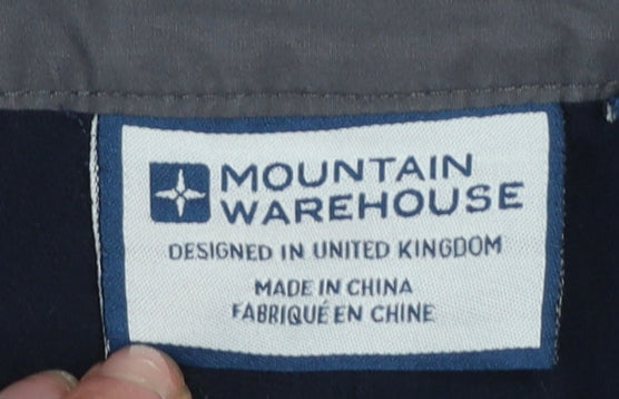 Mountain Warehouse Men's Blue Cargo Trousers Size 30 Winter Trek II