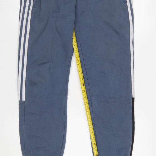 Adidas Men's Blue Jogger Sweatpants Regular Fit M