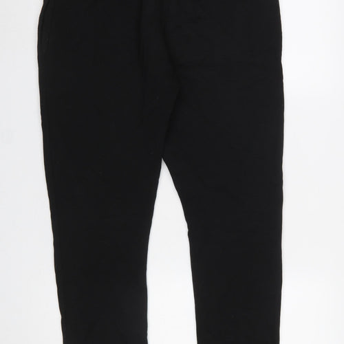 Bee Inspired Men's Black Slim Fit Jogger Trousers Size M