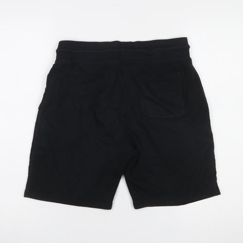 GANT Men's Black Sweat Shorts Size S Elastic Waist Casual