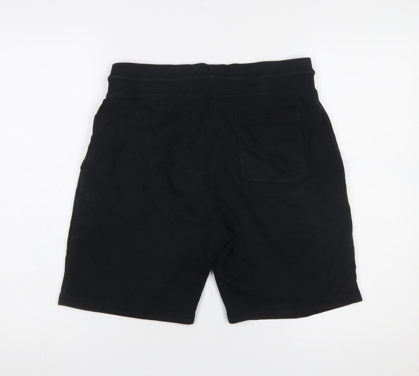 GANT Men's Black Sweat Shorts Size S Elastic Waist Casual