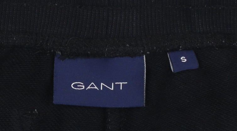 GANT Men's Black Sweat Shorts Size S Elastic Waist Casual