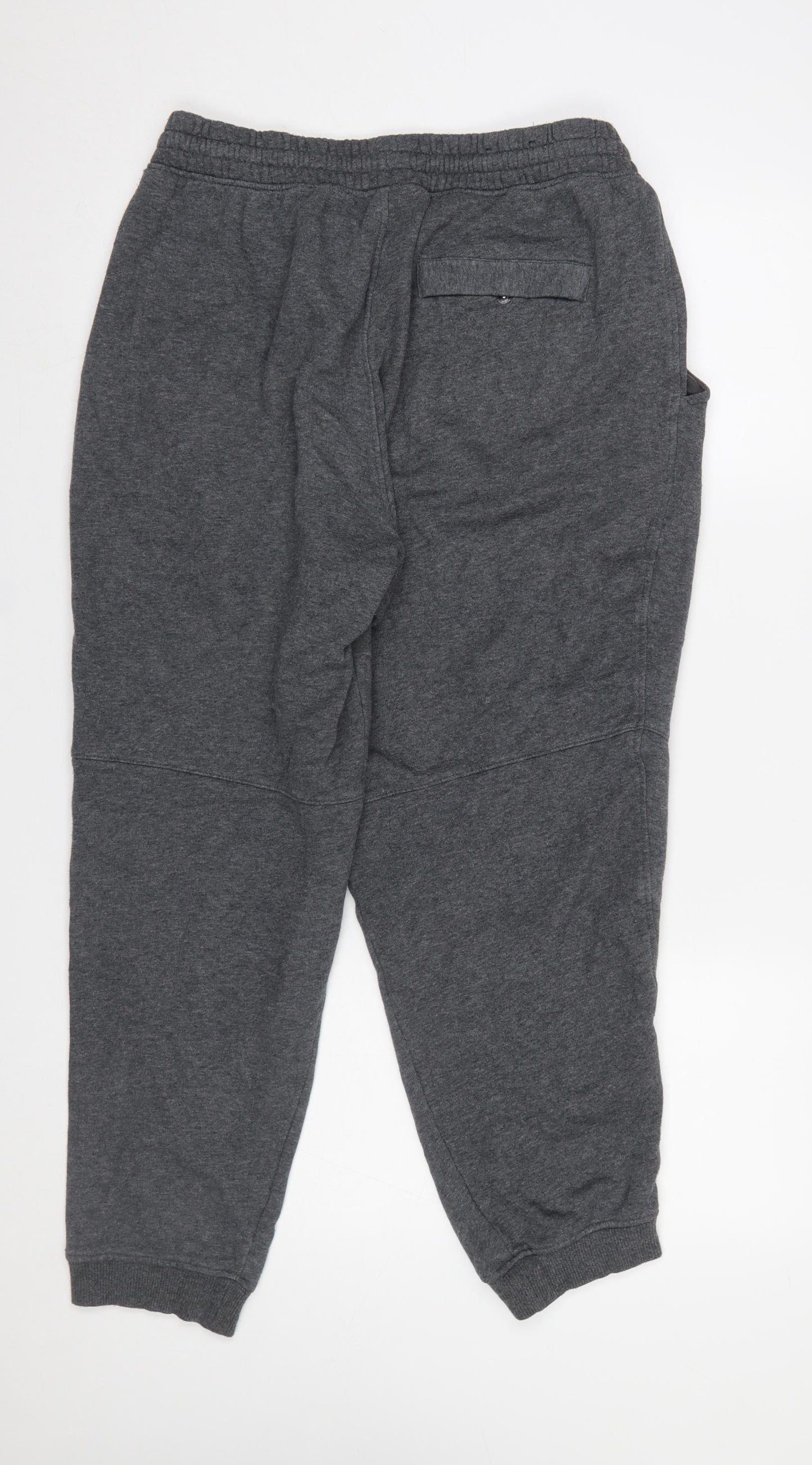 Under Armour Men's Grey Jogger Sweatpants L Fleece Athletic Trousers