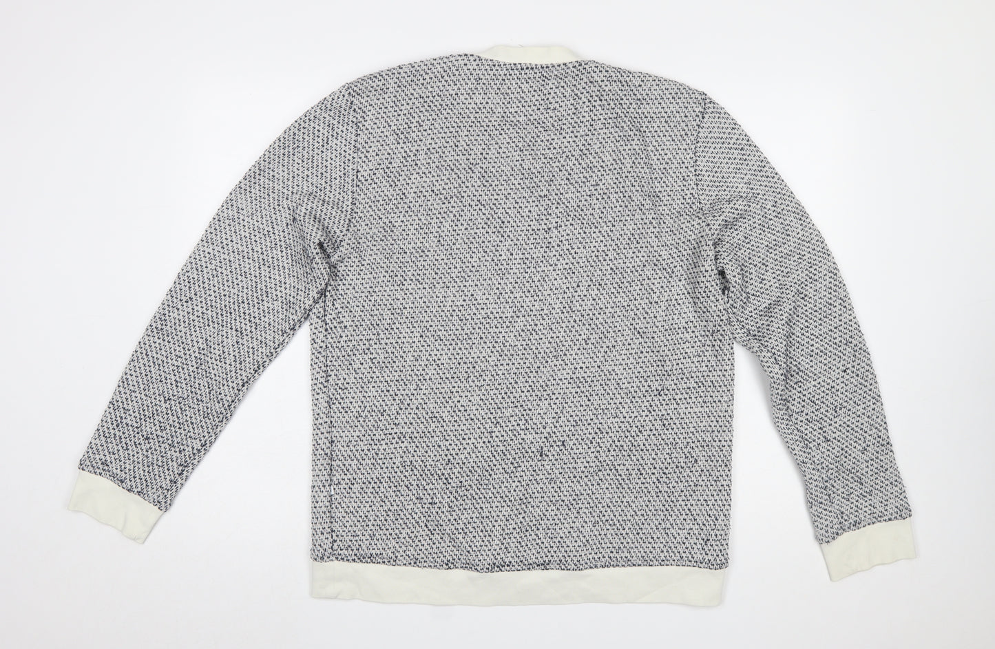 Samsøe Samsøe Men Clear Cotton Knit Crew Neck Jumper Size L