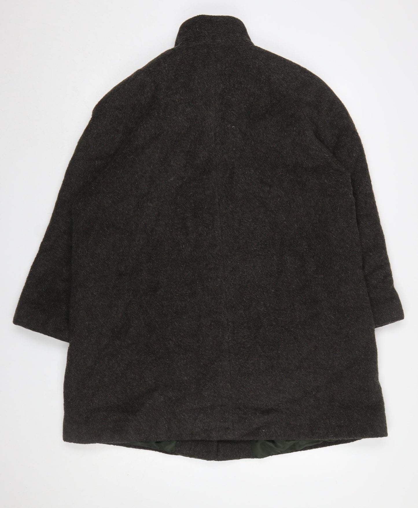 Berkertex Women Brown Wool Blend Overcoat Size 16