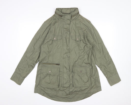 Marks and Spencer Women’s Green UK 10 Cotton Military Jacket