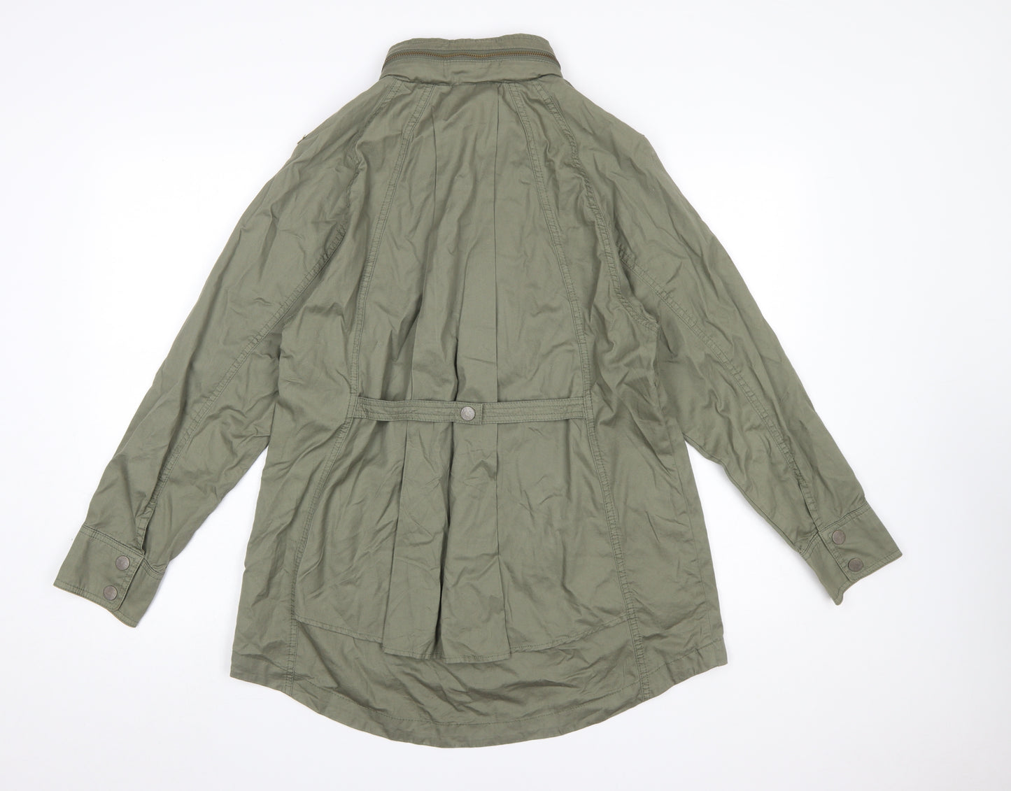 Marks and Spencer Women’s Green UK 10 Cotton Military Jacket