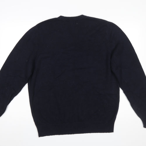Farhi by Nicole Farhi Women's Black XL Wool Crew Neck Jumper