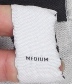 883 Police Men's Grey Cotton Crew Neck Pullover Jumper Medium